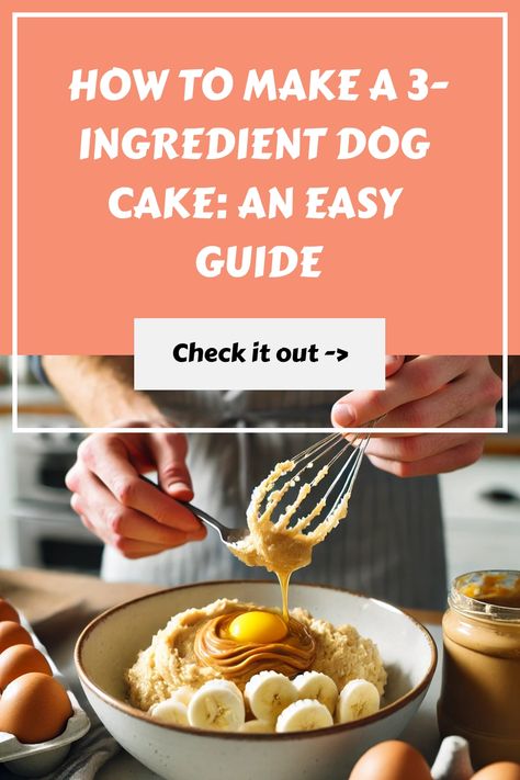 How to Make a 3-Ingredient Dog Cake: An Easy Guide How To Make A Birthday Cake For A Dog, How To Make A Dog Cake Easy, Homemade Dog Cake Recipe, Doggie Birthday Cake Recipe Easy, Dogs First Birthday Cake, Dog Cake Recipes Easy, Easy Dog Cakes For Dogs, How To Make Cake For Dogs, Puppy Birthday Cake Recipe