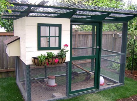 Mobile Chicken Coop, Walk In Chicken Coop, Cute Chicken Coops, Diy Chicken Coop Plans, Coop Design, Atami, Chicken Coop Designs, Chicken Garden, Coop Plans