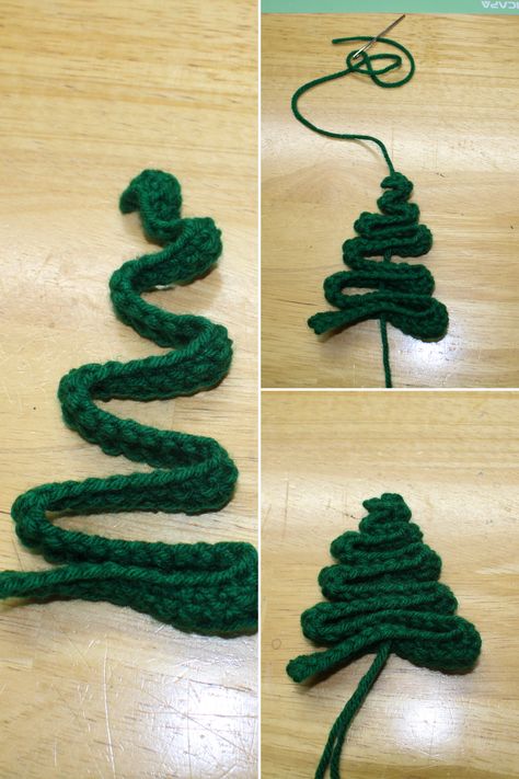 Learning to Crochet Christmas Ornaments - Creative Fabrica Crochet Simple Christmas Ornaments, Crochet Tree Ornament Pattern, Quick And Easy Crochet Christmas Decorations, Crochet Rustic Christmas Tree Ornaments, Crochet Pattern For Christmas Tree, Diy Christmas Ornaments Yarn, Easy Christmas Crochet Ornaments, Christmas Crochet Patterns Free Ornament Xmas, Quick And Easy Crochet Christmas Ornaments