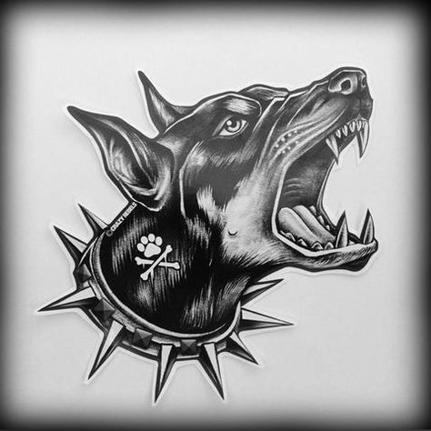 Barking Dog Tattoo, Chihuahua Drawing, Chihuahua Tattoo, Doberman Tattoo, Best Leg Tattoos, Until The Very End, Angry Dog, Barking Dog, Flash Tattoo Designs