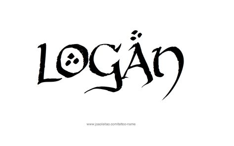 Logan Name Tattoo, Logan Name, Logan Tattoo, Wooden Spoon Crafts, Spoon Crafts, Name Tattoo Designs, Name Letters, Name Photo, Name Wallpaper