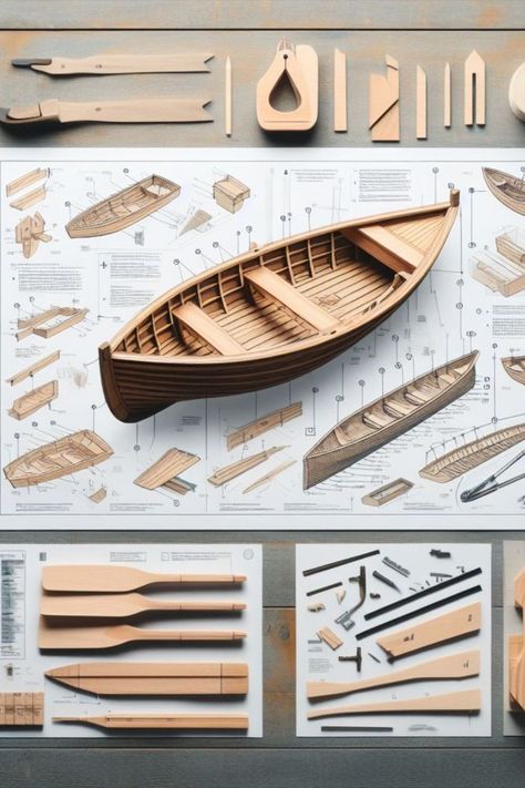 wood boat plans Model Boat Plans Free, Boat Design Plans, Ship Structure, Popular Mechanics Diy, Skiff Boat, Wood Boat Building, Sailing Ship Model, Free Boat Plans, Wood Boat Plans