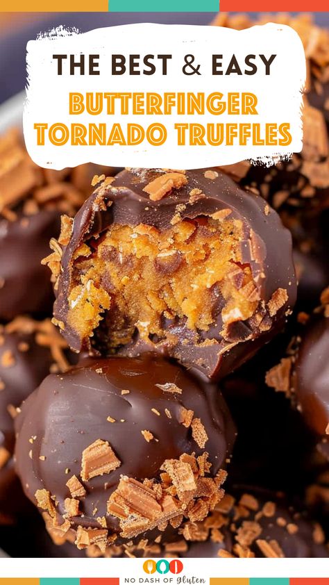 Thanksgiving Truffle Desserts, Nutter Butter Truffles Recipes, Recipes With Butterfingers, Butterfinger Balls Recipe, Butterfinger Truffles, Nutter Butter Recipes, Butterfinger Desserts, Truffles Recipe Easy, Nutter Butter Truffles