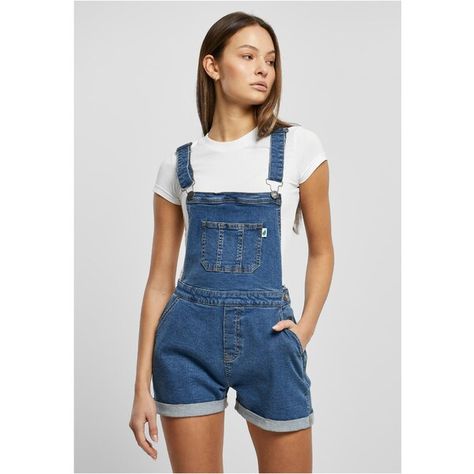 Graceful, self-assured and wearer-oriented: these womens overalls made of organic cotton embody individual fashion that makes you feel good. The cute, centrally located chest pocket is complemented by two side pockets as well as two pockets on the back. The straps are adjusted with metal stops, while the metal buttons are prepared at the waist. The cut is regular. The folded hem serves as an additional detail. Short Dungarees, Dungarees Shorts, Overalls Women, Dungarees, Metal Buttons, Marilyn Monroe, Farmer, Parka, Overalls