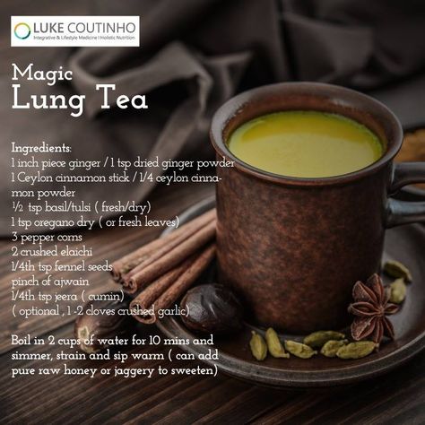 Lung Cleanse, Natural Decongestant, Lung Detox, Healing Tea, Breathing Problems, Easy Detox, Healthy Advice, Healing Food, Natural Health Remedies