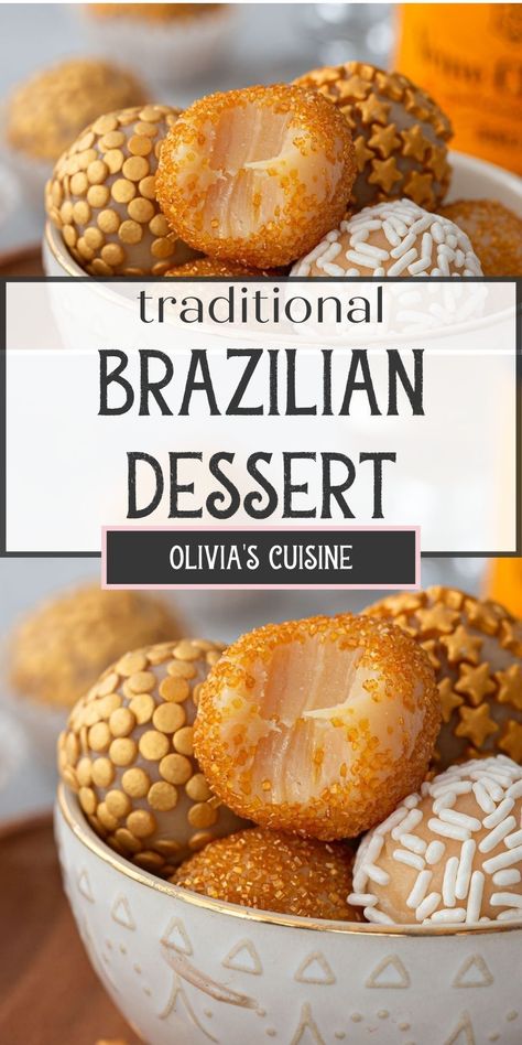 Brazil Dinner Recipes, Brazilian Brigadeiro Recipes, Brazilian Food Recipes, Brazilian Recipes Dessert, Brazilian Cake, Brazilian Truffles, Brazil Night, Brazilian Candy, Brazilian Food Traditional