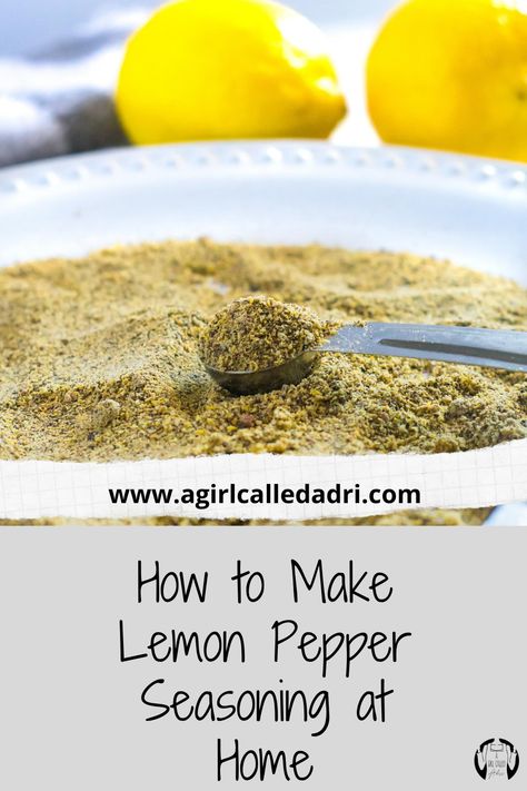 Lemon Pepper Seasoning Recipe, Lemon Pepper Wings, Pepper Seasoning, Spice Blends Recipes, Gourmet Salt, Spice Mix Recipes, Seasoning Recipe, Lemon Pepper Seasoning, Coarse Salt