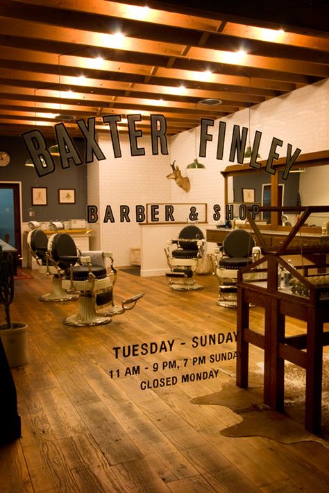 Baxter Finley Barber & Shop Mobile Barber, Best Barber Shop, Vintage Aesthetic Retro, Barber Shop Interior, Barber Haircuts, Barbershop Design, Barber Shop Decor, Vintage Barber, Wallpaper Retro