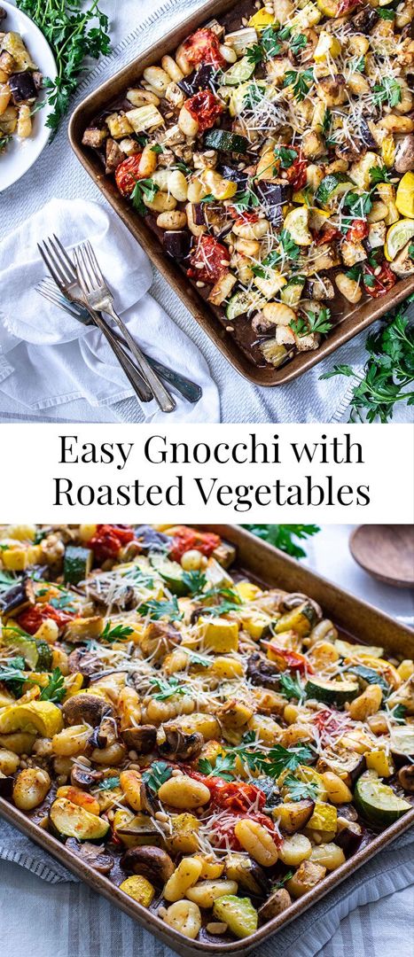 Easy Gnocchi, Night Recipes, Tasty Vegetarian Recipes, Vegetarian Dinners, Vegetarian Recipe, Vegetarian Recipes Dinner, God Mat, Vegetarian Recipes Easy, Vegetarian Dinner