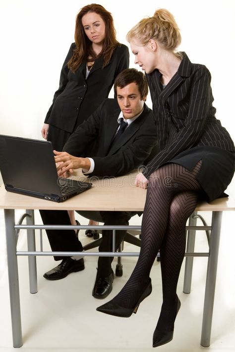 Working together. One business man sitting at desk pointing at the computer scre , #Aff, #sitting, #desk, #man, #Working, #business #ad Sitting At Computer Pose, Sitting On Desk Pose, Person Sitting At Desk Reference, Man Sitting At Desk, Sitting Desk, Sitting At Desk, Sitting Cross Legged, Man Working, Desk Job