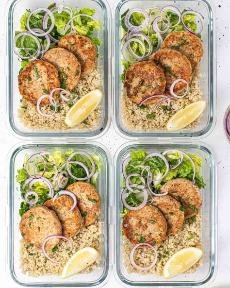 Meal Prep For The Week Tuna, Tuna Protein Lunch, Meal Prep Small Meals, Peskitarian Meal Prep, Canned Tuna Meal Prep, Tuna Lunch Meal Prep, Unique Meal Prep, Meal Prep With Tuna, Tuna Meal Prep Ideas