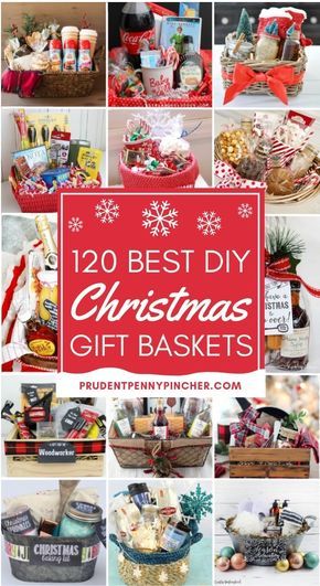 120 Best DIY Christmas Gift Baskets #Christmas #ChristmasGifts #gifts #giftbaskets #giftbasketideas Gift Baskets Christmas, Diy Christmas Gift Baskets, Unique Christmas Gifts Diy, Diy Christmas Treats, Mason Jar Christmas Gifts, Christmas Gift Baskets Diy, Diy Jul, Easy Diy Christmas Gifts, Diy Gift Baskets