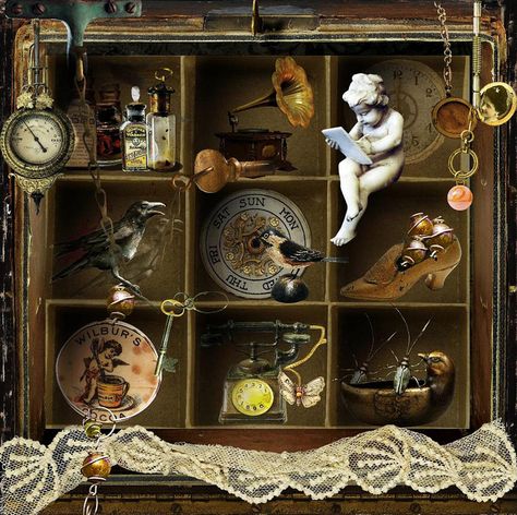 “It was always the becoming he dreamed of, never the being.” Joseph Cornell Artwork, Joseph Cornell Boxes, Cornell Box, Box Sculpture, Assemblage Art Mixed Media, Box Assemblage, Joseph Cornell, Art Boxes, Shadow Box Art