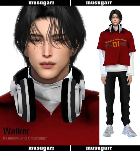 Walker - Sims dump [Preview] 🎮✨ | Patreon Korean Sims 4 Male, Artist Cc Sims 4, Sims 4 Korean Male Cc, Sims Boy Clothes, Sims 4 Cc Male Presets, Jjk Sims 4 Cc, Boys Sims 4 Cc, Sims 4 Cc Boys Clothing, Boy Sims 4 Cc