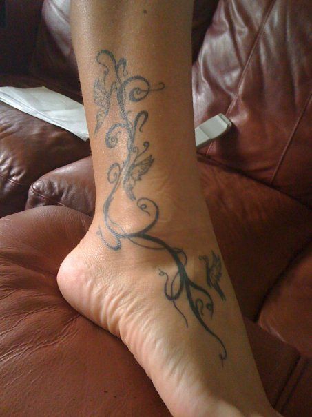 .... Inner Ankle Tattoos For Women Cover Up, Front Of Leg Tattoos Women, Inside Ankle Tattoo, Inside Ankle Tattoos, Ankle Tattoo Designs, Grunge Tattoo, Pretty Hand Tattoos, Ankle Tattoos, Wicked Tattoos