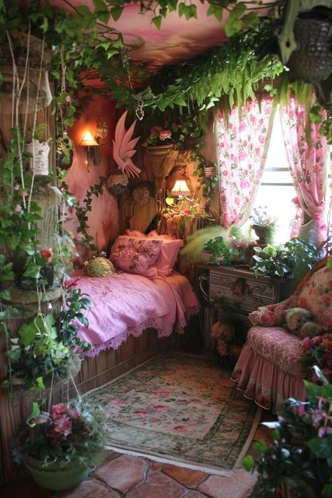 25 Magical Fairy Bedroom Ideas for a Touch of Whimsy Fairy Bedroom, Dream Bedroom Inspiration, Fairy Room, Fantasy Rooms, Room Deco, Cute Bedroom Decor, Dream House Rooms, Cozy Room Decor, Dreamy Room