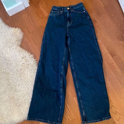 Dark Wash, Wide Leg Jeans. Tags Taken Off But Never Worn Outside Jeans Urban Outfitters, Urban Outfitters Jeans, Jeans Color, Dark Wash Jeans, Wash Jeans, Colored Jeans, Wide Leg Jeans, Leg Jeans, Urban Outfitters