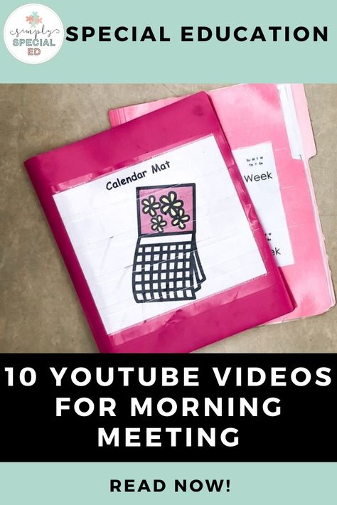 10 YouTube Videos to Use for Morning Meeting - Simply Special Ed Hello Song, Kindergarten Special Education, Morning Meeting Activities, Kindergarten Music, Movie Inside Out, Morning Music, Self Contained Classroom, Welcome To School, Morning Meetings