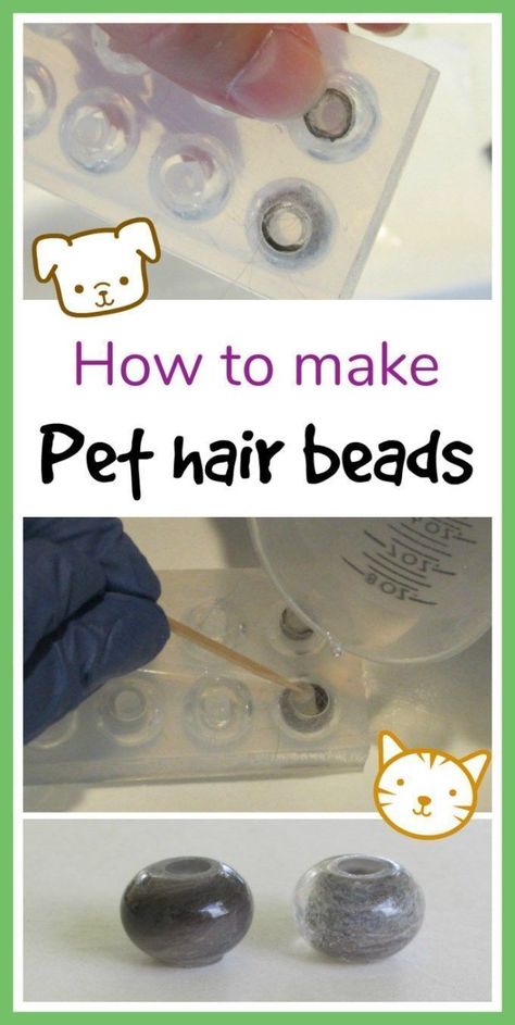 Resin Obsession - How to make pet hair beads . #resin #resinobsession #resine #resina Diy Resin Beads, Memorial Beads, Hair Keepsake, Astuces Diy, Resin Jewelry Diy, Resin Tutorial, Diy Resin Crafts, Hair Beads, Resin Beads