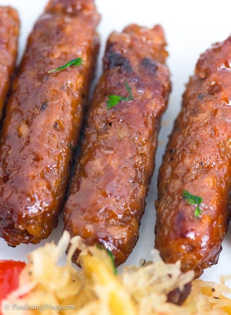 Pinoy Food Filipino Dishes Party, Longanisa Recipe Filipino, Pinoy Breakfast Ideas, Longaniza Recipe, Longanisa Recipe, Longganisa Recipe, Skinless Longganisa, Best Filipino Recipes, Phillipino Food