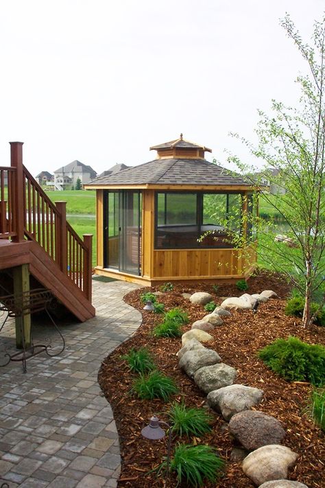 40 In-Budget Gazebo Ideas for Homes Gazebo Pathway Ideas, Gazebo Ideas For Front Yard, Circle Gazebo Ideas Backyard, Screened In Gazebo Ideas Backyard, Round Gazebo Ideas Backyard, Screened In Gazebo Ideas, Backyard Gazebo Ideas Budget, Screened Gazebo Ideas Backyard, Screen Gazebo Ideas Backyard