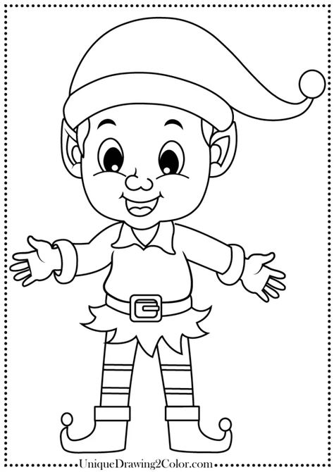 Elf Coloring Pages - Free Printable Elf Pictures Free Printables, Elf Template Free Printable, Elf Cutouts Free Printable, Elf Coloring Pages Free Printable, Elf Printables Free Templates, Christmas Coloring Sheets Free Printable, Elf Printables Free, Elf Template, Elf Pictures