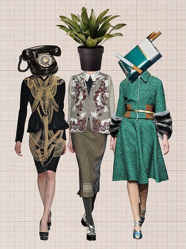 Photography Collage, Magazine Collage, Surreal Collage, Three Women, Foto Tips, Fashion Collage, Art Et Illustration, Collage Design, Art Painting Acrylic