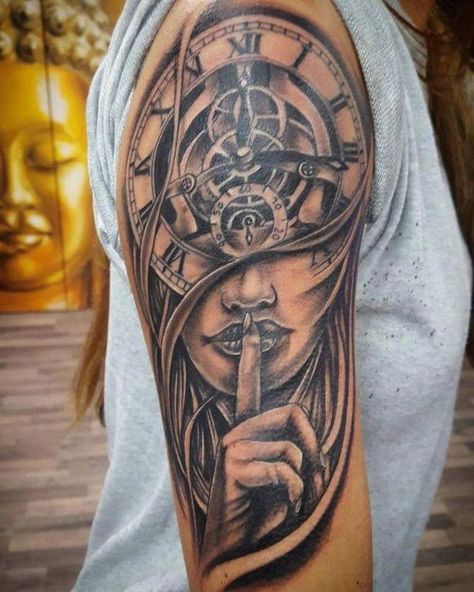 25 Female Sleeve Tattoo Designs and Ideas – EntertainmentMesh Tattoos Arm Mann, Tato Setengah Lengan, Upper Arm Tattoo, Tato Suku, Cool Half Sleeve Tattoos, Tattoo Placements, Full Sleeve Tattoo Design, Wild Tattoo, Half Sleeve Tattoos For Guys