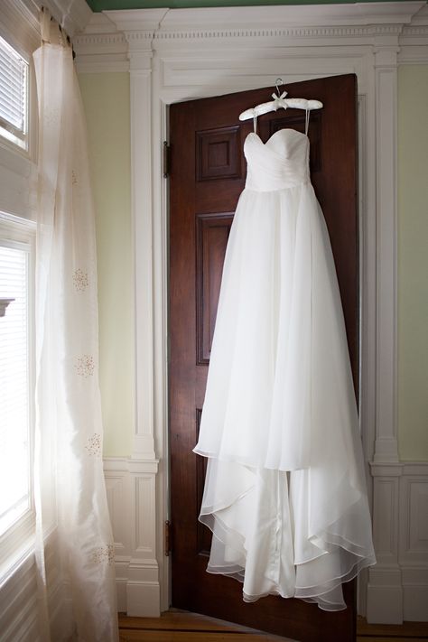 Wedding Journalism Photography, Wedding Dress On Hanger Photography, Hanging Wedding Dress, Dress At Home, Wedding Dress Hanging, Shots Wedding, Chiffon Wedding Dress Beach, Wedding Dress Photography, Wedding Dresses Images