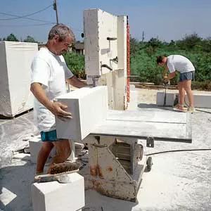 Autoclaved Aerated Concrete (AAC) - This Old House Panel House, Autoclaved Aerated Concrete, Aerated Concrete, Aac Blocks, Insulated Panels, This Old House, Concrete Garden, Tiny House Design, Crete