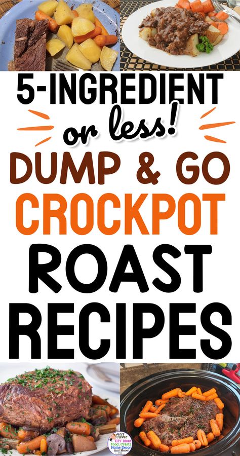 Chuck Roast Crock Pot, Best Chuck Roast Recipe, Easy Dump And Go Crockpot, Roast Crock Pot Recipes, Easy Crockpot Roast, Dump And Go Crockpot, Chuck Roast Crock Pot Recipes, Roast Beef Crock Pot Recipes, Beef Roast Crock Pot