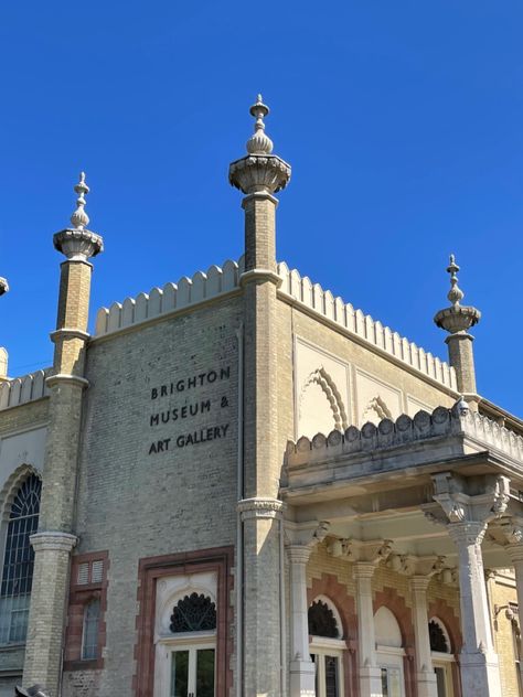 Brighton Architecture, Art Gallery Aesthetic, London 2023, Gallery Aesthetic, Aesthetic Architecture, Brighton England, I Want To Travel, Gap Year, Policeman