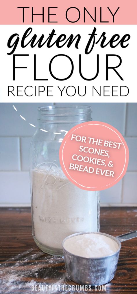 Best Gluten Free Flour For Bread, Gluten Free Flour Blend Recipes, Gluten Free Flour Recipes All Purpose, Gluten Free Flour Muffins, Bobs Gluten Free Flour Recipes, Gf Flour Blend Recipe, Best Gluten Free Flour Blend, Gf Flour Recipe, How To Make Gluten Free Flour