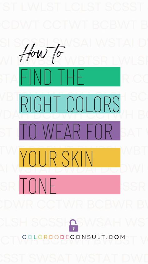 How to Find the Right Colors to Wear for Your Skin Tone Color Theory For Skin Tones, How To Know My Color Palette, Best Colors For Cool Skin Tones, How To Color Coordinate Clothes, How To Know Your Color Season, Finding Your Color Palette Clothing, How To Know What Colours Suit You, How To Find Out What Colors Look Best On You, How To Figure Out Your Color Palette