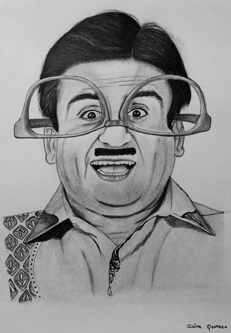 Jethalal Sketch, Jethalal Drawing, Sketches Portrait, Loui Jover Art, Math Signs, Taarak Mehta Ka Ooltah Chashmah, Taarak Mehta, Sketch Images, Joker Drawings