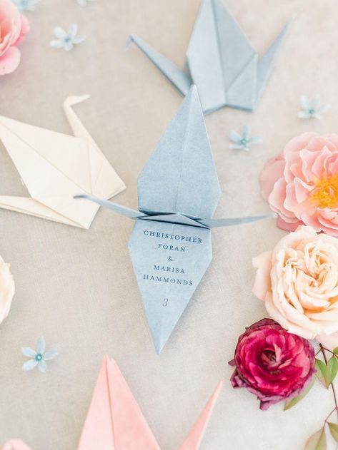 Traditional Hawaiian Wedding, Wedding Traditions Unique, Paper Crane Wedding, Wedding Musts, Bee Wedding, Origami Wedding, Wedding Table Seating, Paper Cranes, Baptism Ideas