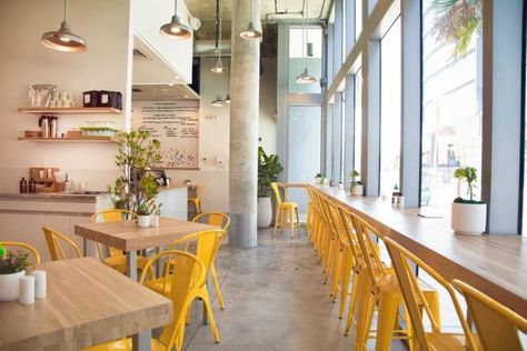 The Egg-Centric Restaurant In Florida With Amazing Breakfast All Day, Every Day Cute Breakfast Restaurant, Pancake Restaurant Interior, Egg Restaurant Design, Breakfast Shop Design, Breakfast Cafe Interior, Chicken Restaurant Interior, Breakfast Restaurant Ideas, Breakfast Restaurant Design, Brunch Moodboard