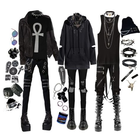 Goth Fashion Male, Dark Clothing Aesthetic, Goth Clothes Men, Goth Boy Aesthetic, Male Goth Outfits, Goth Guy Outfits, Goth Boy Outfits, Male Goth, Goth Outfits Men