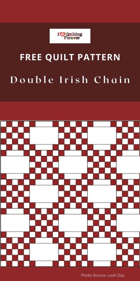 Red And White Irish Chain Quilt, Easy Irish Chain Quilt Pattern, Irish Chain Quilts Modern, Irish Chain Baby Quilt Pattern Free, Red Irish Chain Quilt, Irish Chain Quilt Pattern Variations, Scrappy Irish Chain Quilt Pattern Free, Irish Change Quilt Pattern, Double Irish Chain Quilt Pattern Free