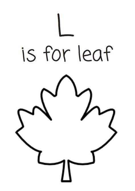 L Is For Leaf, Leaf Lessons, Pumpkin Math Activities, Daycare Art, Fall Leaf Template, Kindergarten Poems, Fall Coloring Sheets, Printable Activity Sheets, Pumpkin Math