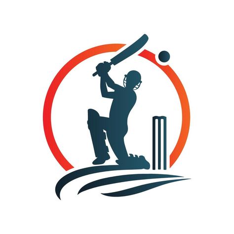 Cricket Player Logo Design Playing Short Vector Criket Jursy Logo, Cricket Png Logo, Cricket Logo Design Ideas, Logo Cricket, Cricket Logo Design, Cricket Whites, Cricket Logo, Cricket Poster, Cricket Player