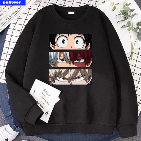 PULLOVEROFFICIAL Sweater Sweter Switer Suwiter Sweatshirt Suiter Crewneck Academia Fashion Atasan Korean Style Lucu Unisex Wanita Pria Cewek Cowok Lengan Panjang Terbaru 2022 Oversize Anime Distro Original 100% Keren Fleece Halus Tebal Premium M - XXL https://shope.ee/9p9YNN82B8 Simplicity Fashion, Fashion Unique, Anime Hoodie, Sweater Material, Best Wear, Casual Pullover, My Hero, Hero Academia, My Hero Academia