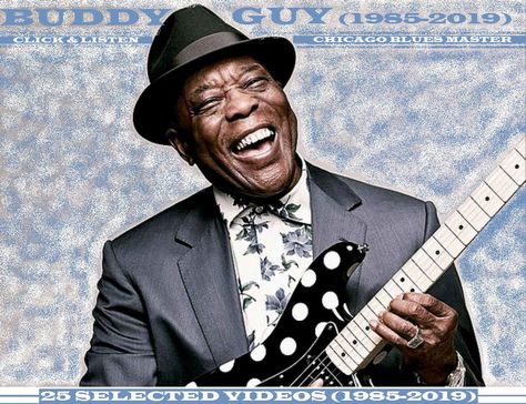 #127 : BUDDY GUY (1985-2019) - CLICK & LISTEN 25 VIDEOS PLAYLIST Junior Wells, Chicago Magazine, Buddy Guy, Music Instagram, Mark Knopfler, Jeff Beck, Blues Festival, Stevie Ray Vaughan, Stevie Ray