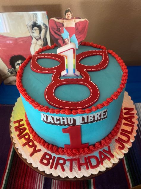 Nacho Libre Birthday Cake, Nacho Libre Party Decorations, Lucha Libre Cake, Nacho Libre Cake Ideas, Nacho Libre Party Ideas, Nacho Libre Cake, Lucha Libre Birthday Party, Nacho Libre Birthday Party, Nacho Libre Party