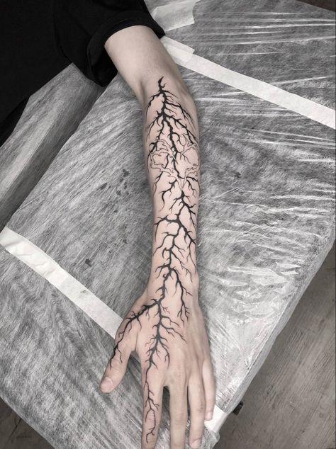 Thunder Tattoo, Small Black Tattoos, Anatomical Tattoos, Wrap Around Wrist Tattoos, 30 Tattoo, Wolf Tattoos Men, Bible Tattoos, Lightning Tattoo, Magic Runes