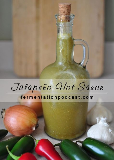 There are endless variations of Fermented Hot Sauce Recipes that can be made with any type of peppers, herbs and fruit. Get the top recipes here. Jalapeno Hot Sauce Recipe, Fermented Food Recipes, Fermented Hot Sauce Recipe, Jalapeno Recipe, Fermented Hot Sauce, Hot Sauce Recipe, Sauce Au Poivre, Recipe Sauce, Homemade Hot Sauce