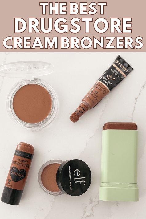 The Best Drugstore Cream Bronzers - discover an amazing and affordable cream bronzer for every skin type!