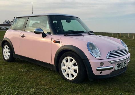 Mini Cooper Pink Interior, Mini Cooper Interior Accessories, Pink Mini Cooper Convertible, Pink Mini Cooper, Mini Cooper Aesthetic, Pink Mini Coopers, Photos For Vision Board, Mini Cooper Interior, Creating A Vision