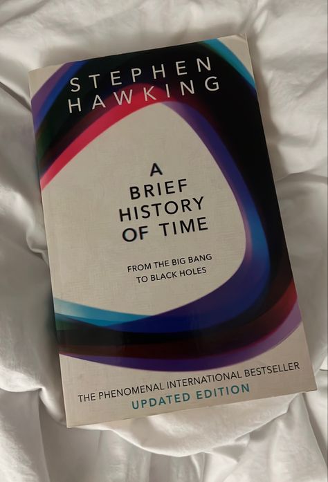 Book A Brief History Of Time Stephen Hawking, Stephen Hawking Books, A Brief History Of Time, Brief History Of Time, History Of Time, Book Wishlist, Stephen Hawking, Black Hole, Book Aesthetic