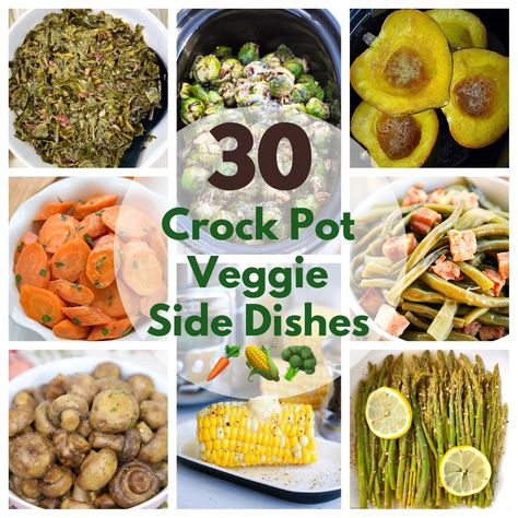 Vegetable Crockpot Recipes, Slow Cooker Vegetable Recipes, Crockpot Veggies, Thanksgiving Vegetables Side Dishes, Mix Vegetable Recipe, Vegetable Slow Cooker, Crock Pot Vegetables, Crockpot Side Dishes, Dump Recipes